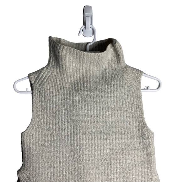 Wilfred Women's Light Gray Durandal Sleeveless Cowl Neck Sweater - Picture 3 of 9